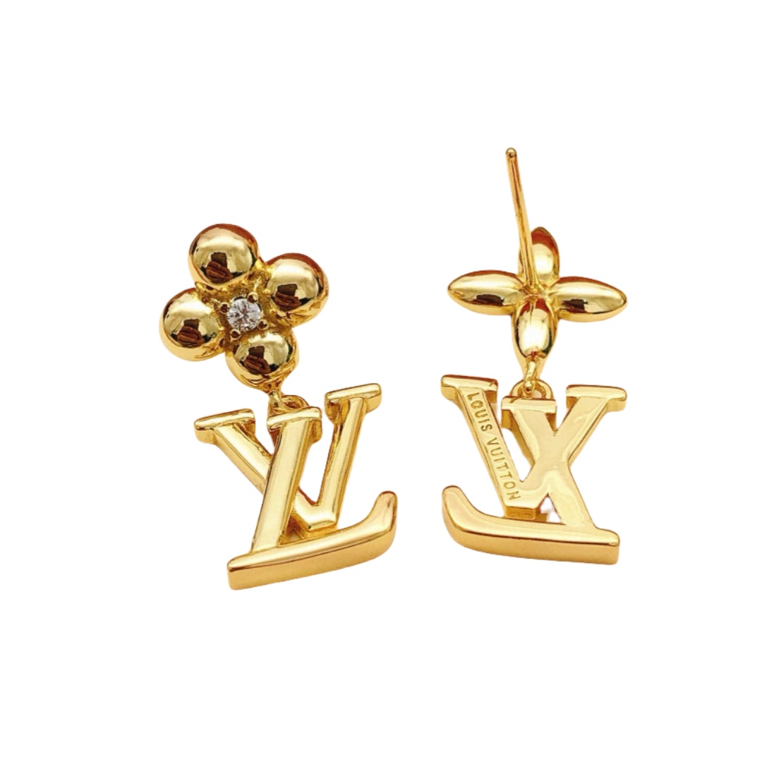 LVE070 LV Iconic flowerEarrings - ccjewelryacc