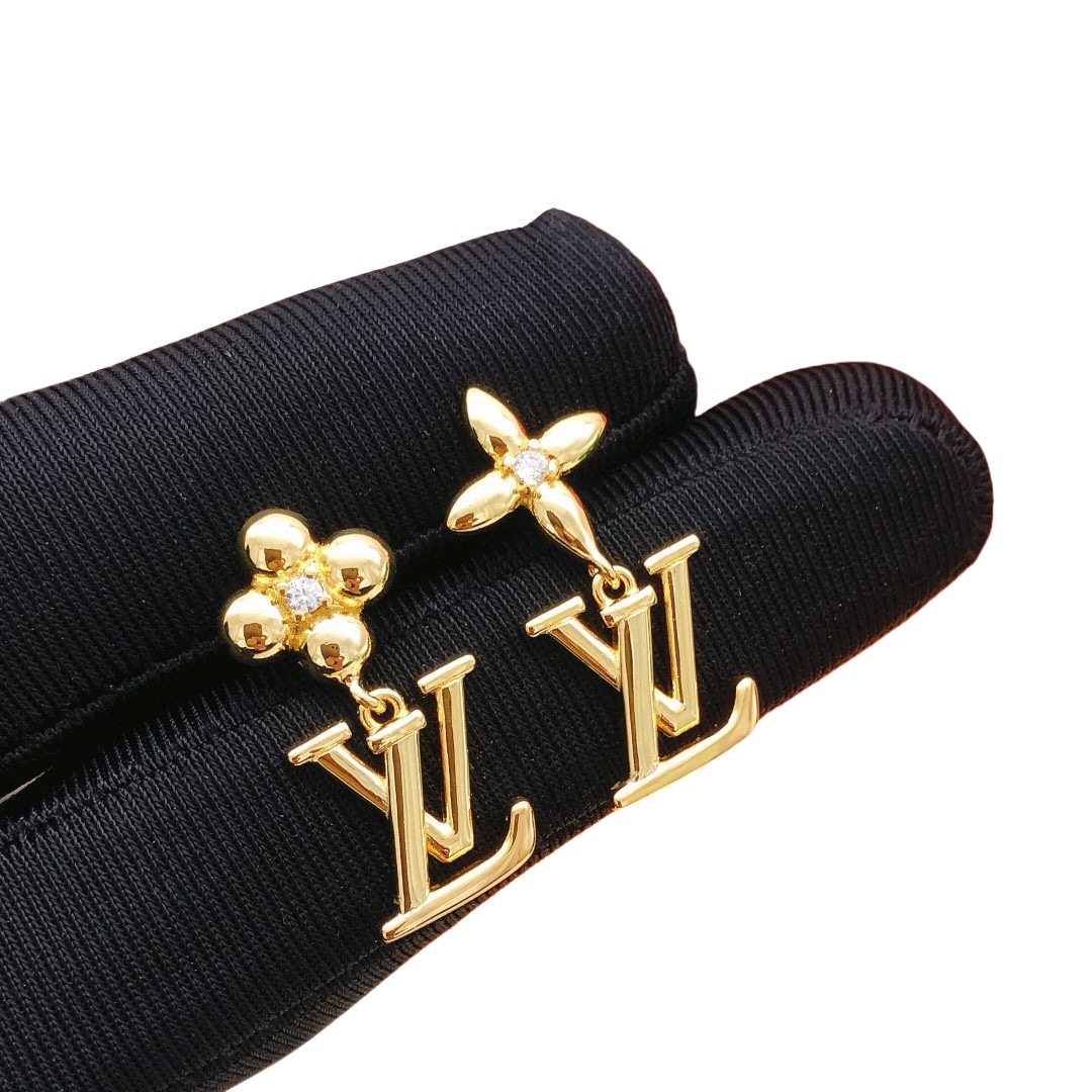 LVE070 LV Iconic flowerEarrings - ccjewelryacc