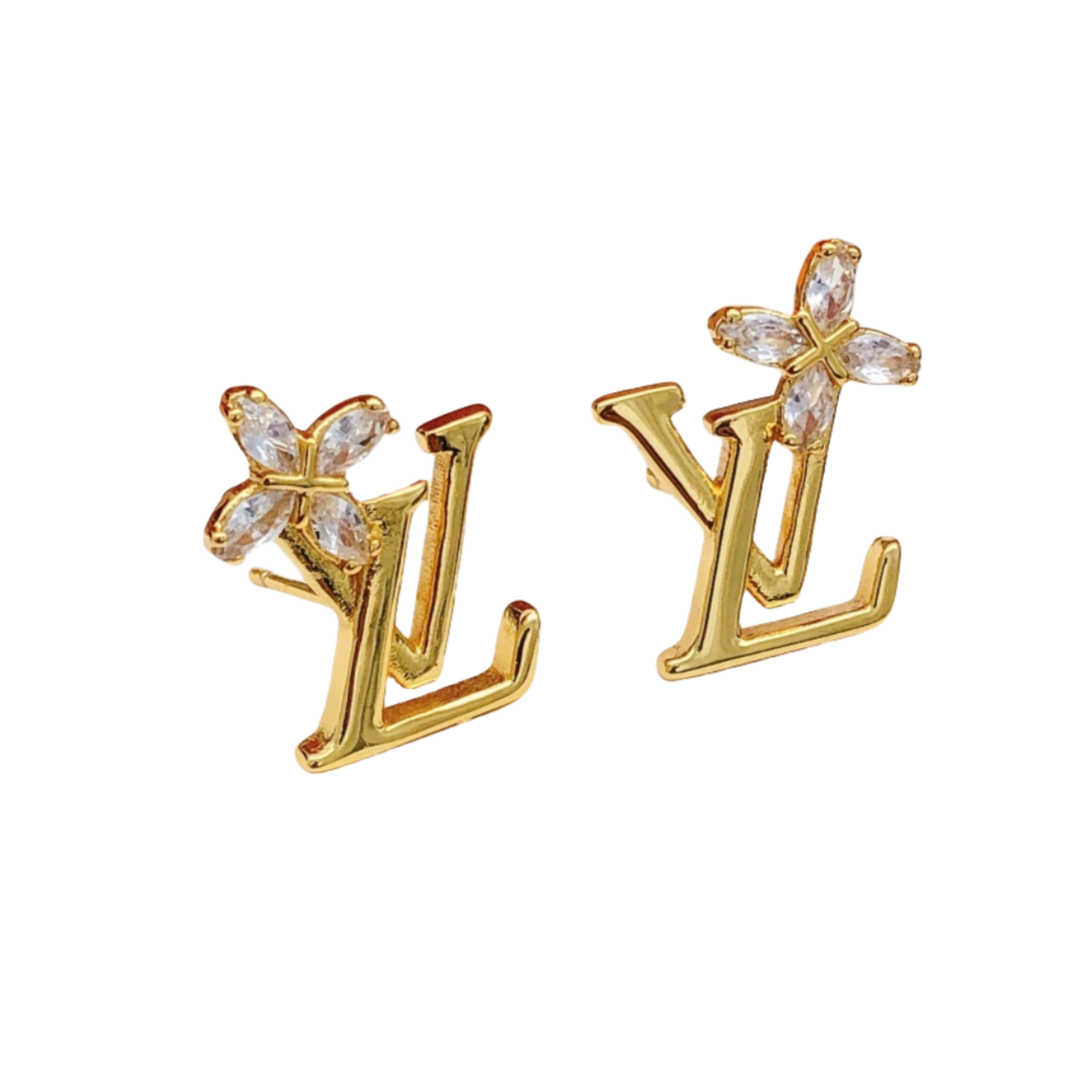 LVE131 LV IConic flower earrings - ccjewelryacc