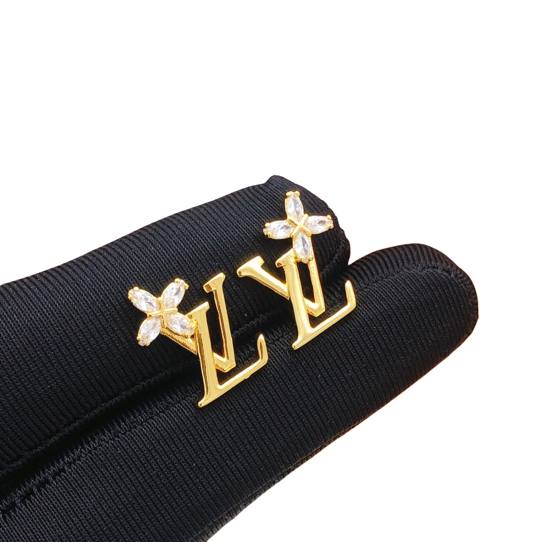 LVE131 LV IConic flower earrings - ccjewelryacc