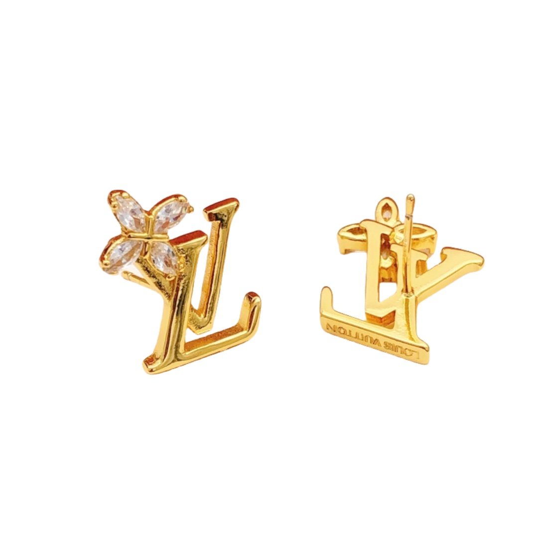 LVE131 LV IConic flower earrings - ccjewelryacc