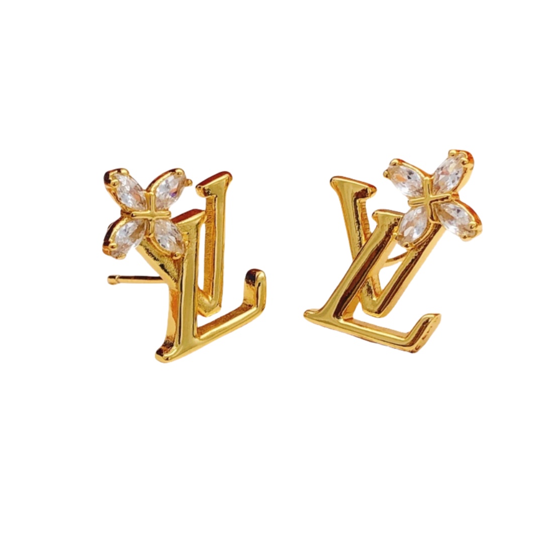 LVE131 LV IConic flower earrings - ccjewelryacc