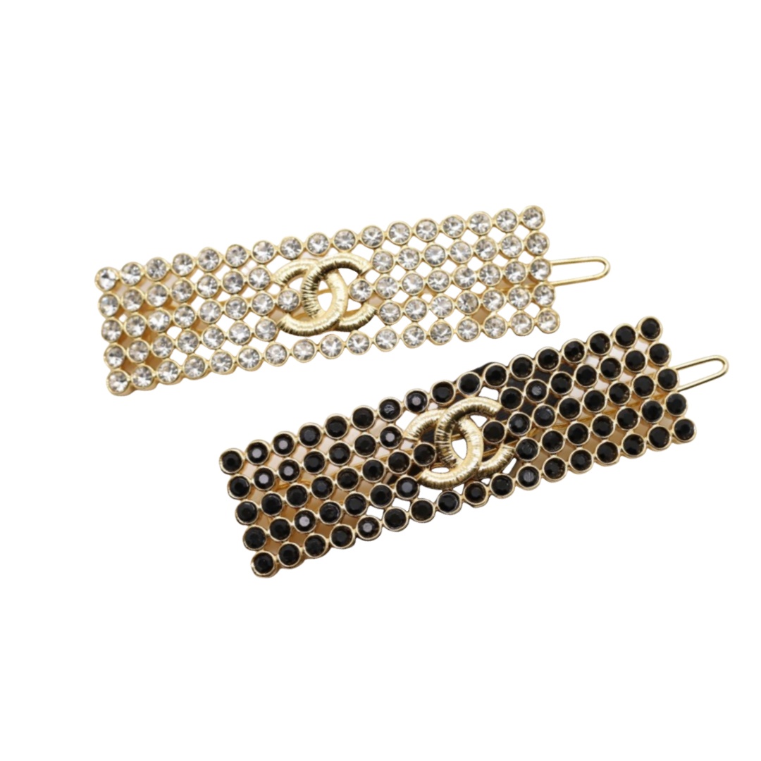 CCH031 chanel crystal hair clip - ccjewelryacc