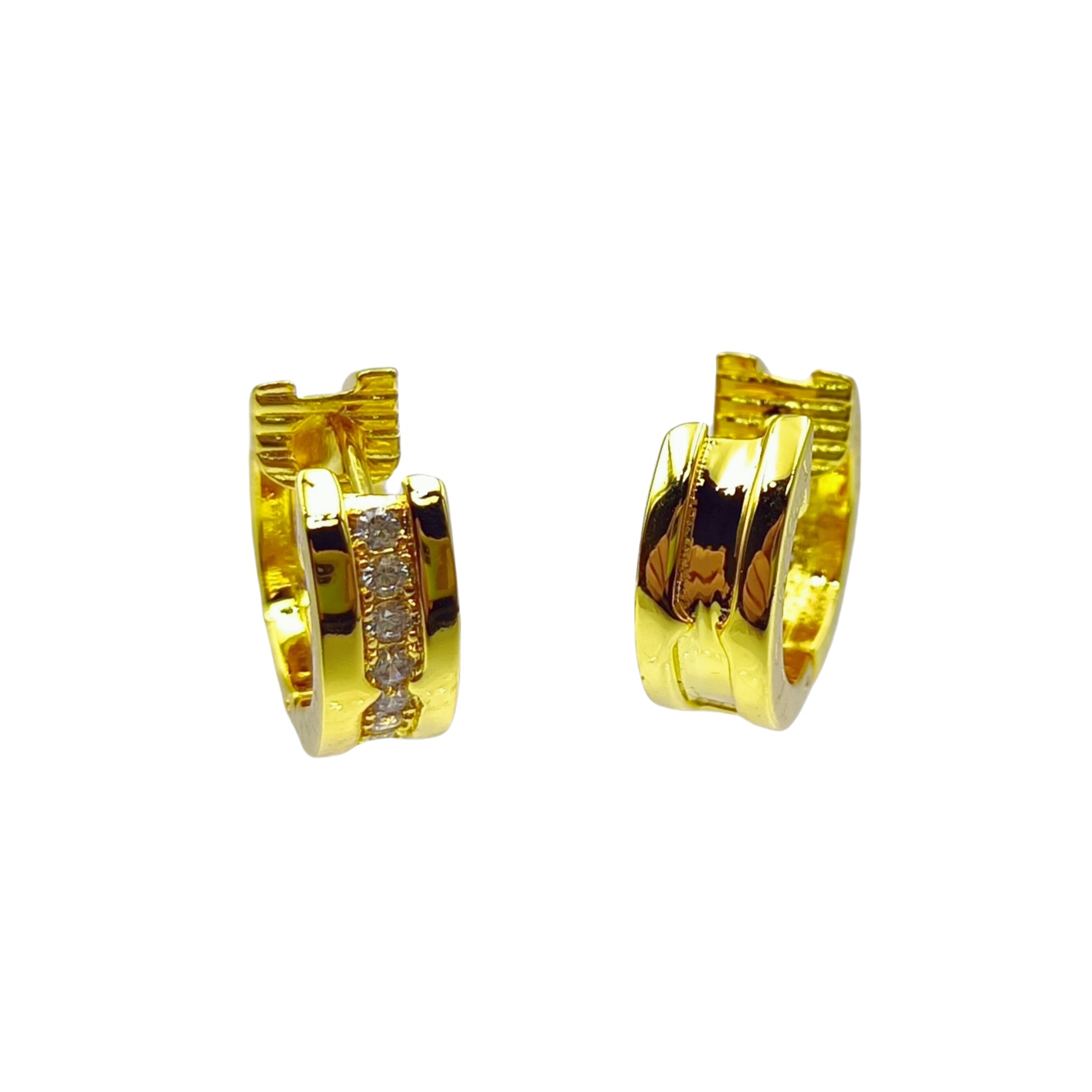 BGE014 Diamond B zero earrings - ccjewelryacc