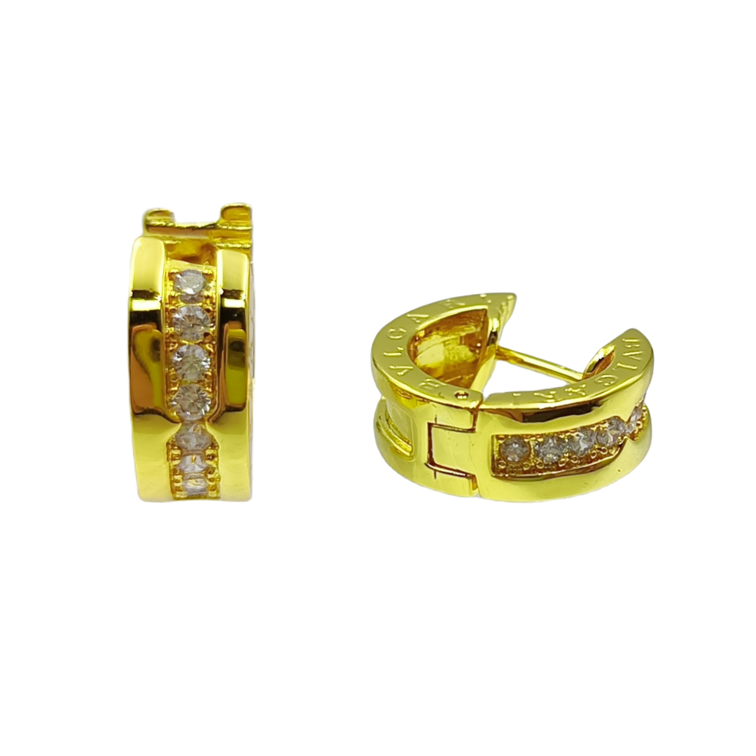 BGE014 Diamond B zero earrings - ccjewelryacc