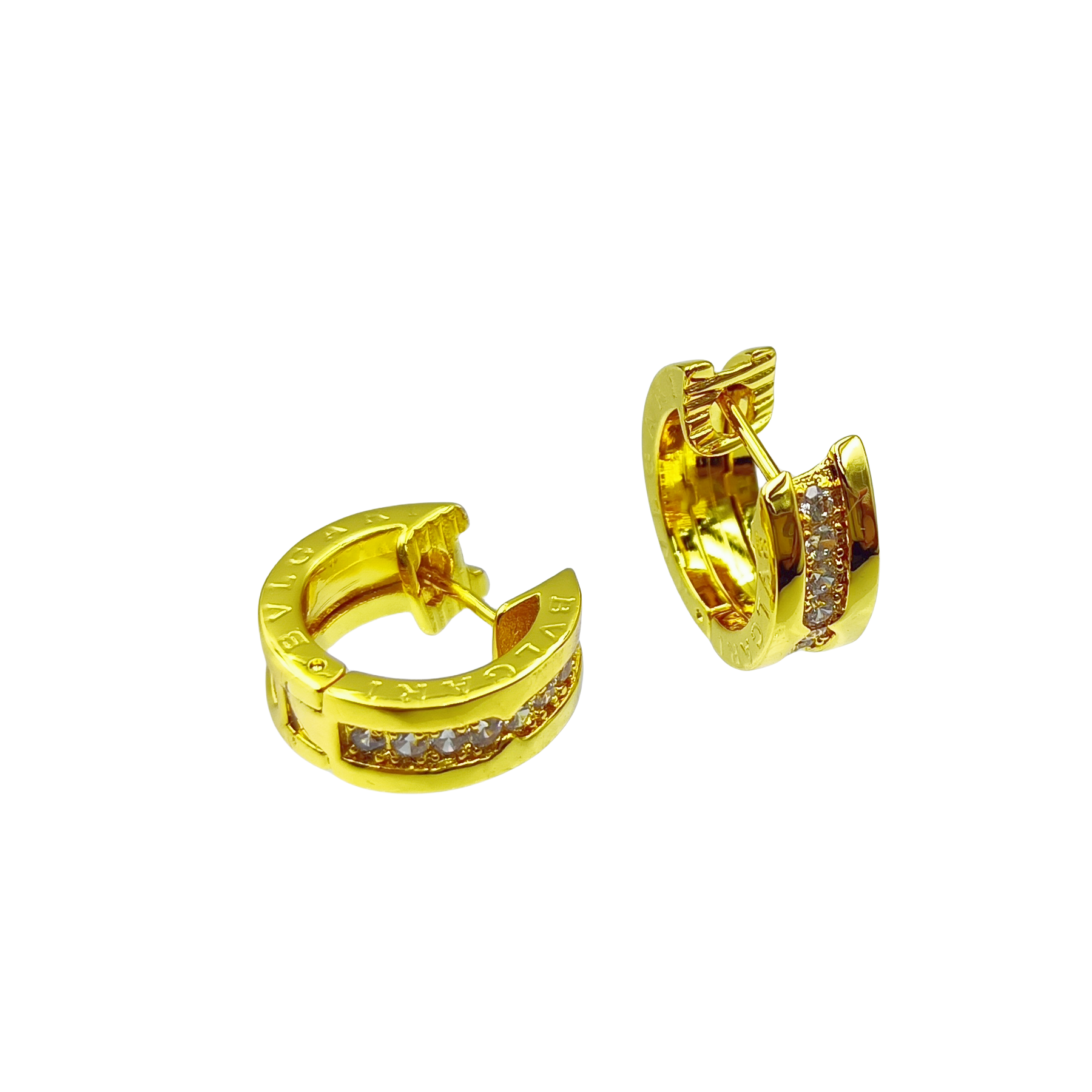 BGE014 Diamond B zero earrings - ccjewelryacc