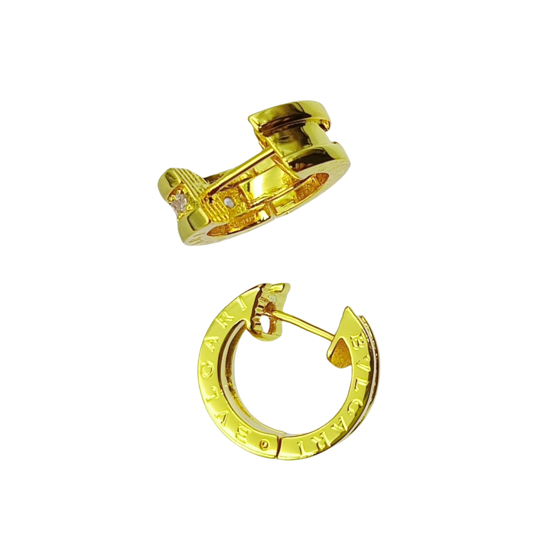 BGE014 Diamond B zero earrings - ccjewelryacc