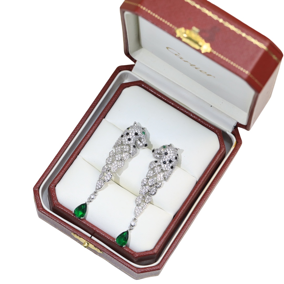 CTEV010  18k White Gold LES OISEAUX LIBÉRÉS EARRINGS - ccjewelryacc