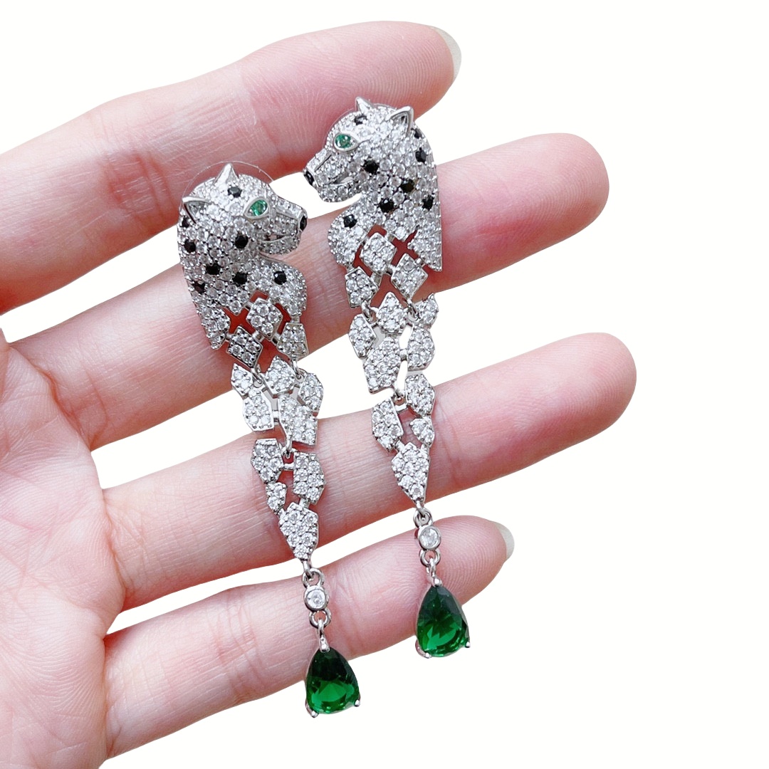 CTEV010  18k White Gold LES OISEAUX LIBÉRÉS EARRINGS - ccjewelryacc