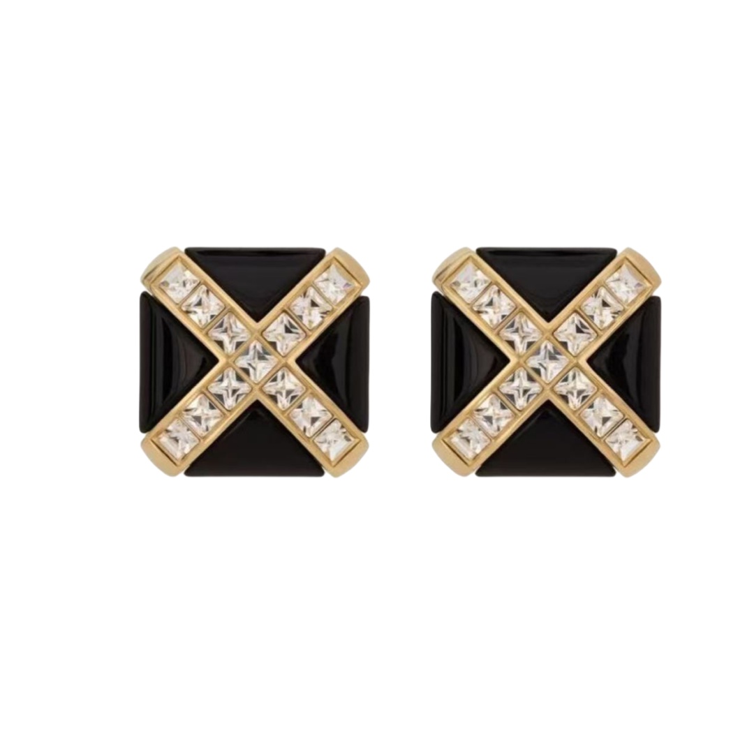 YYE091 ysl stud earrings - ccjewelryacc