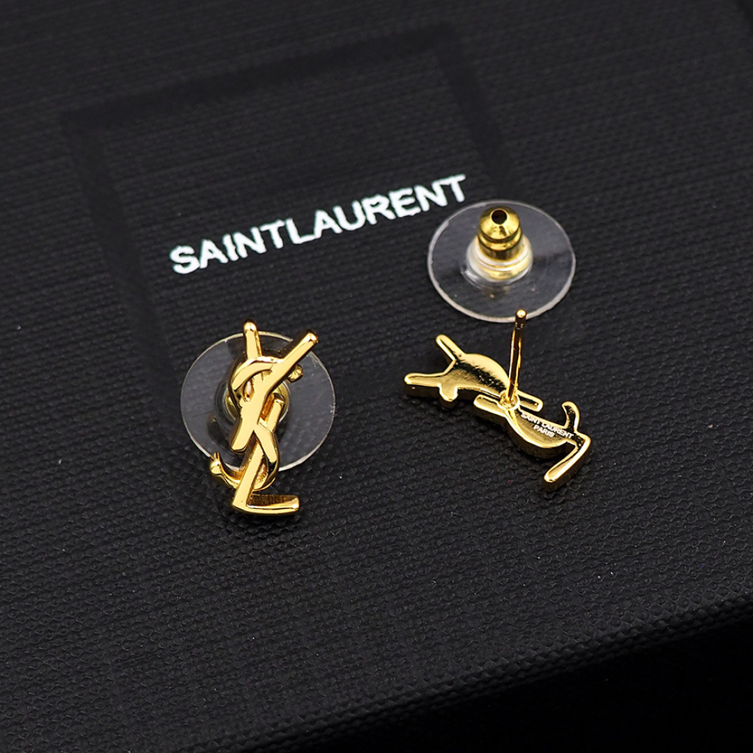 YYE092 CASSANDRE stud earring in gold plated - ccjewelryacc