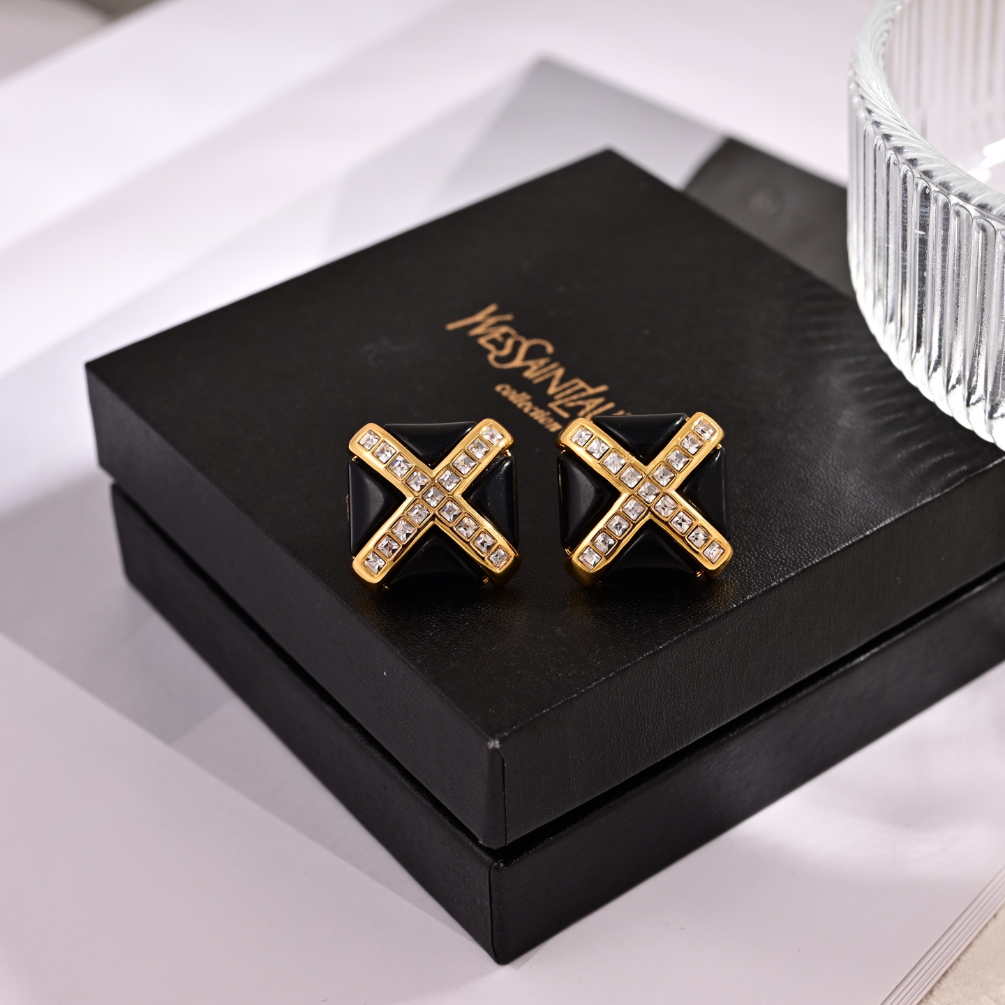 YYE091 ysl stud earrings - ccjewelryacc