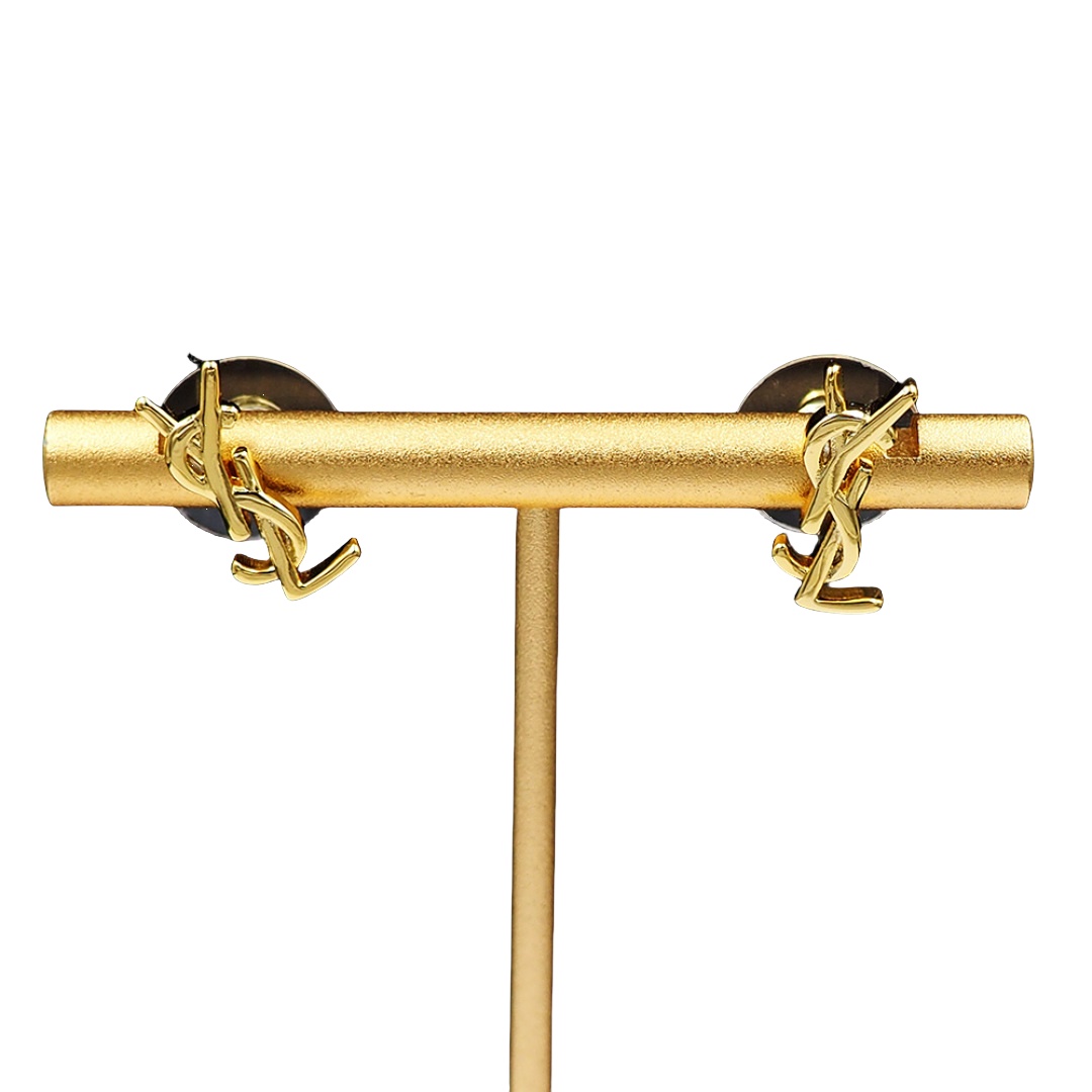 YYE092 CASSANDRE stud earring in gold plated - ccjewelryacc