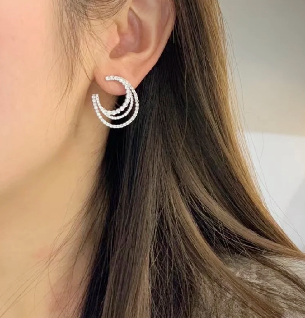 CTEV043 18K ETINCELLE DE CARTIER EARRINGS - ccjewelryacc