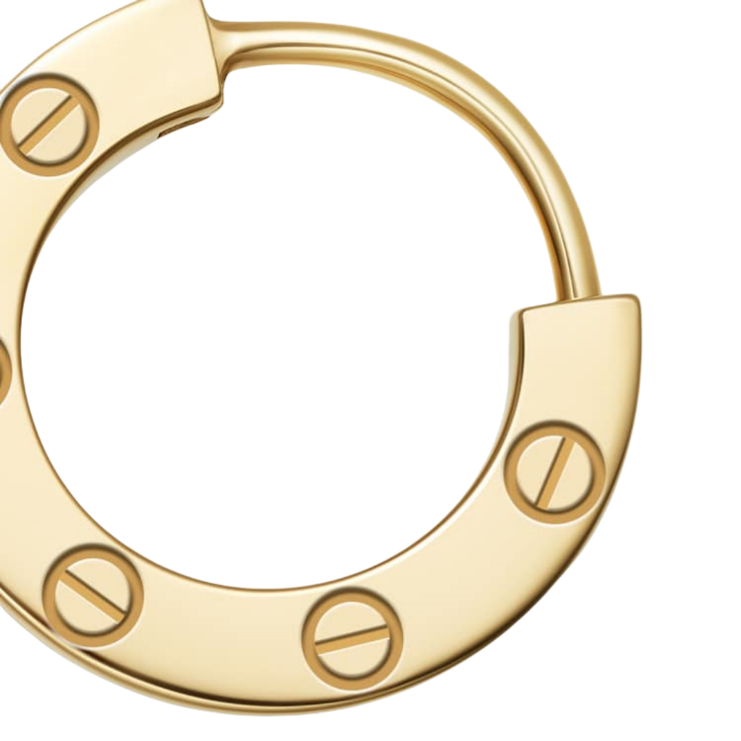 CTEV028 18K Cartier LOVE Hoop EARRING - ccjewelryacc