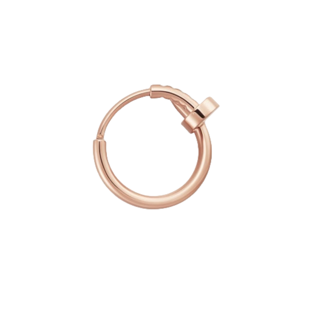 CTEV035 18K Cartier Juste un Clou single hoop earring, mini model - ccjewelryacc