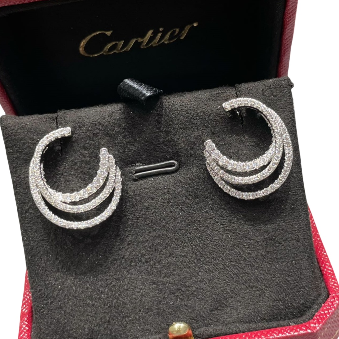 CTEV043 18K ETINCELLE DE CARTIER EARRINGS - ccjewelryacc