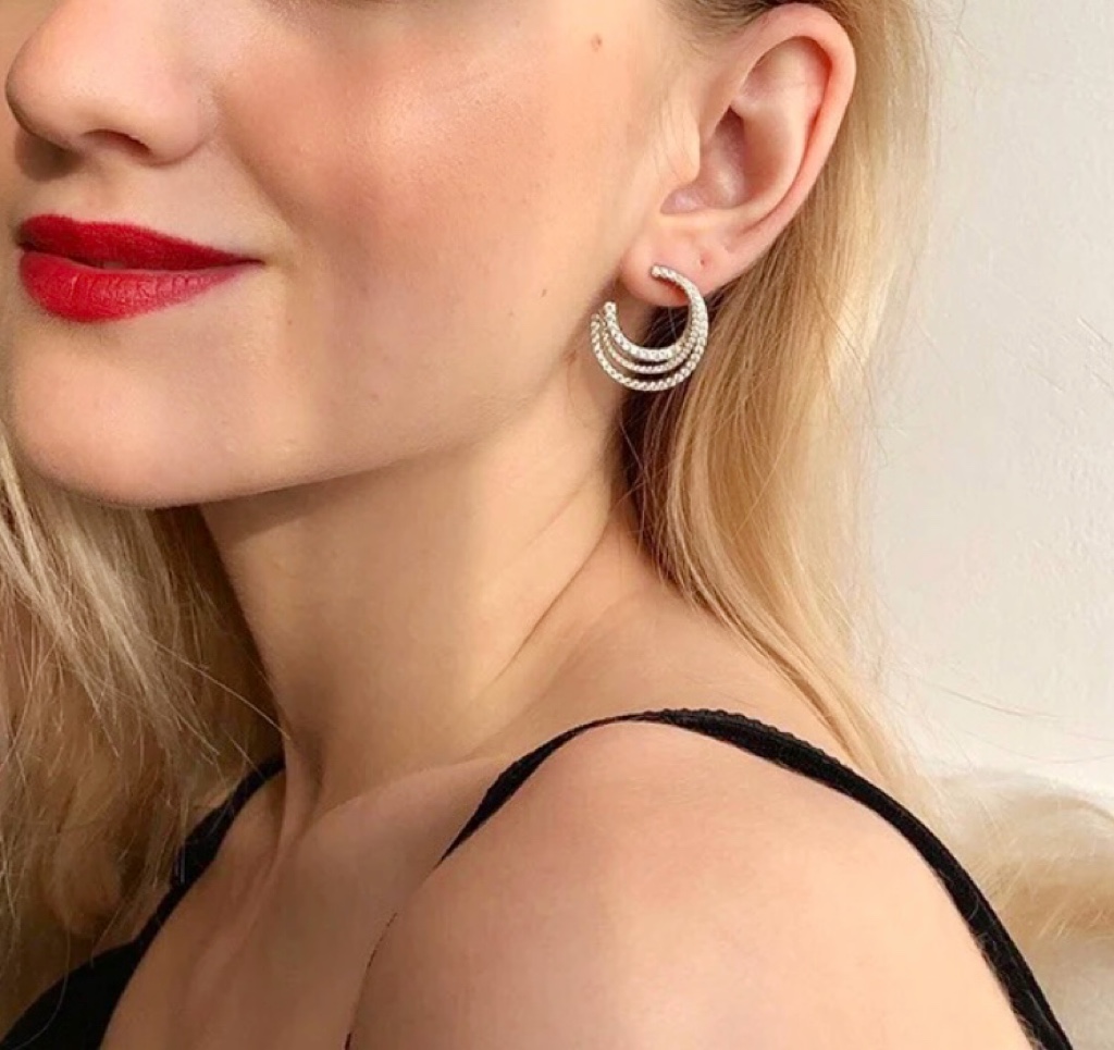 CTEV043 18K ETINCELLE DE CARTIER EARRINGS - ccjewelryacc