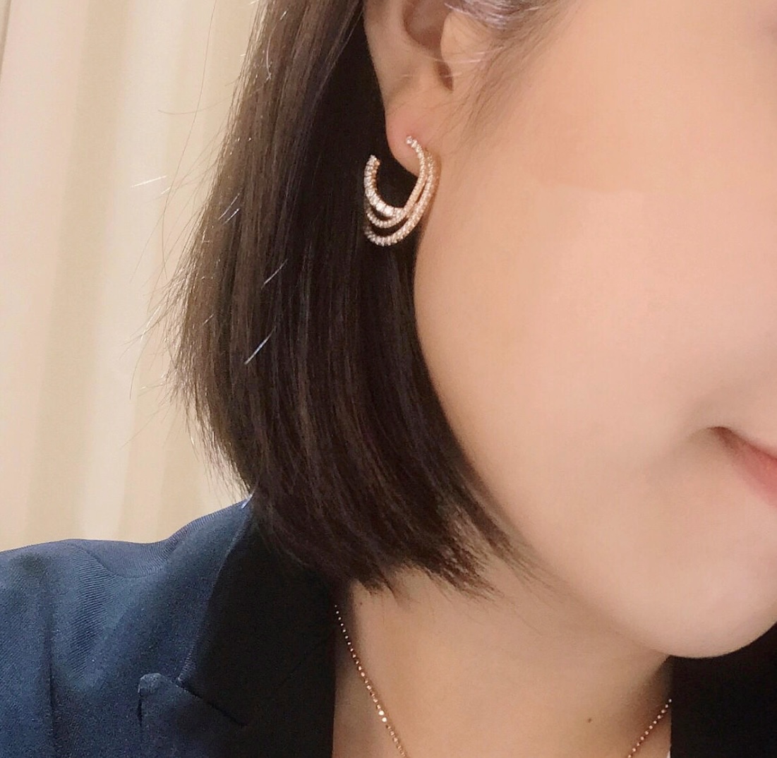 CTEV043 18K ETINCELLE DE CARTIER EARRINGS - ccjewelryacc