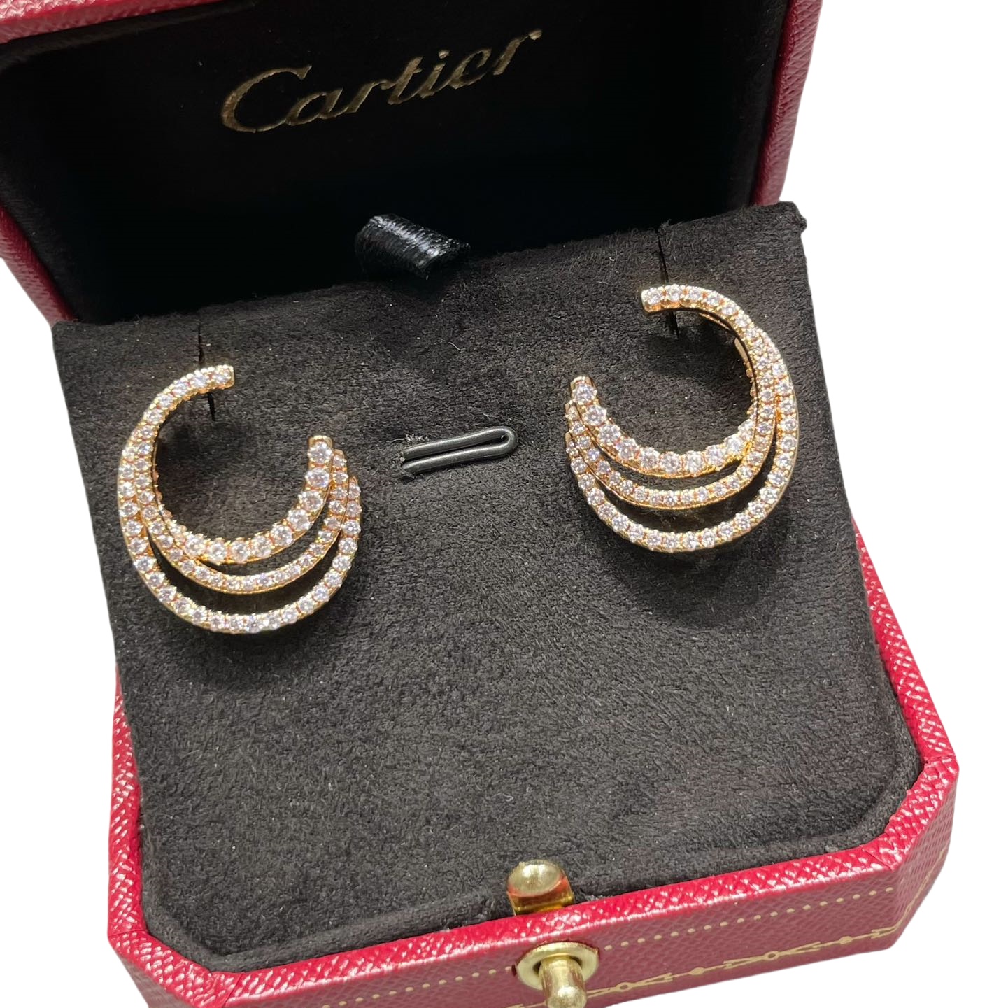 CTEV043 18K ETINCELLE DE CARTIER EARRINGS - ccjewelryacc