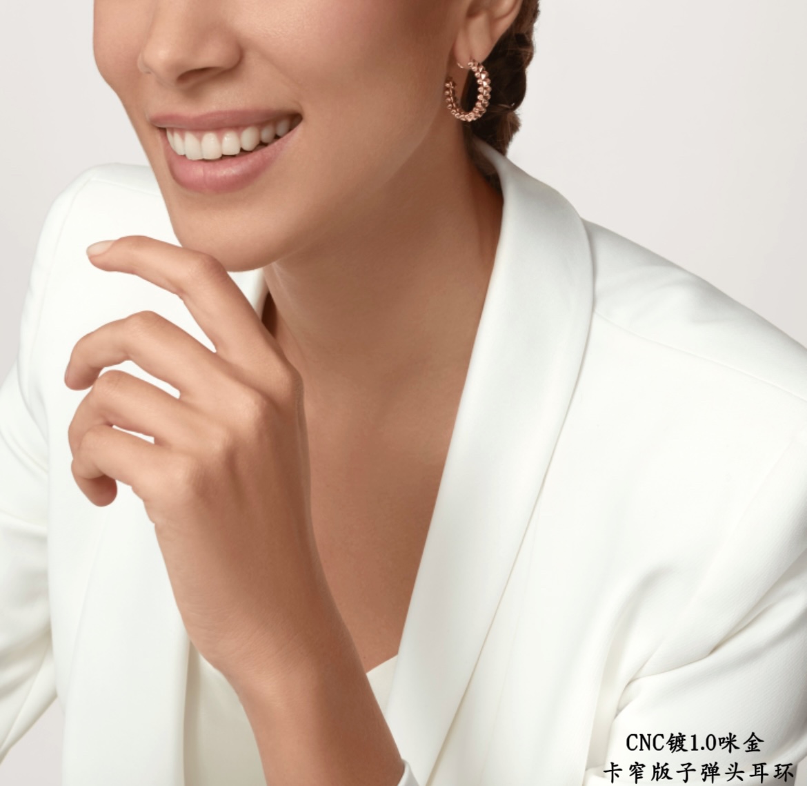 CTEV031 18K Clash de Cartier earrings small Model - ccjewelryacc