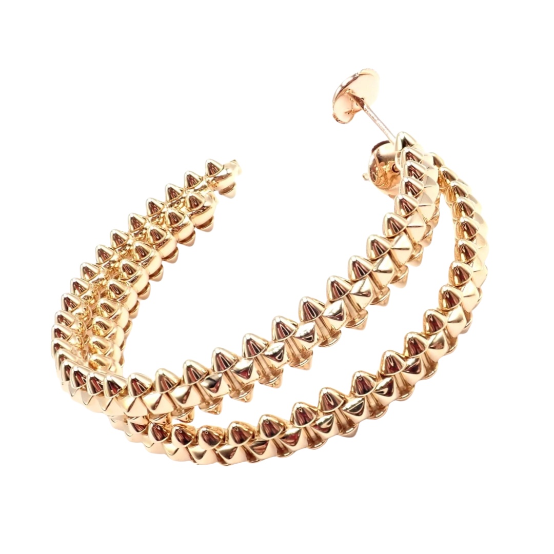 CTEV029 18K Clash de Cartier hoop earrings, large model - ccjewelryacc