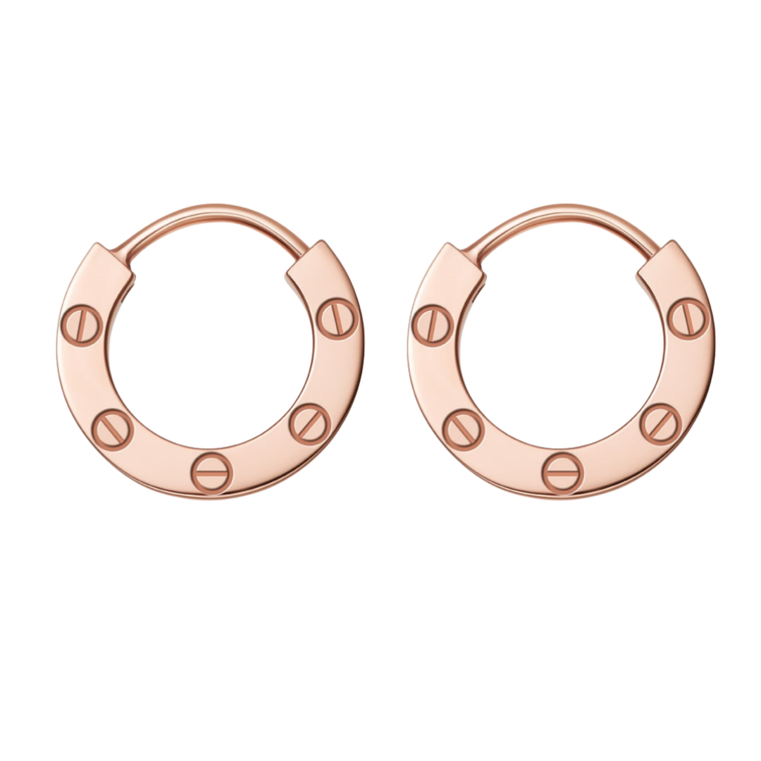 CTEV028 18K Cartier LOVE Hoop EARRING - ccjewelryacc