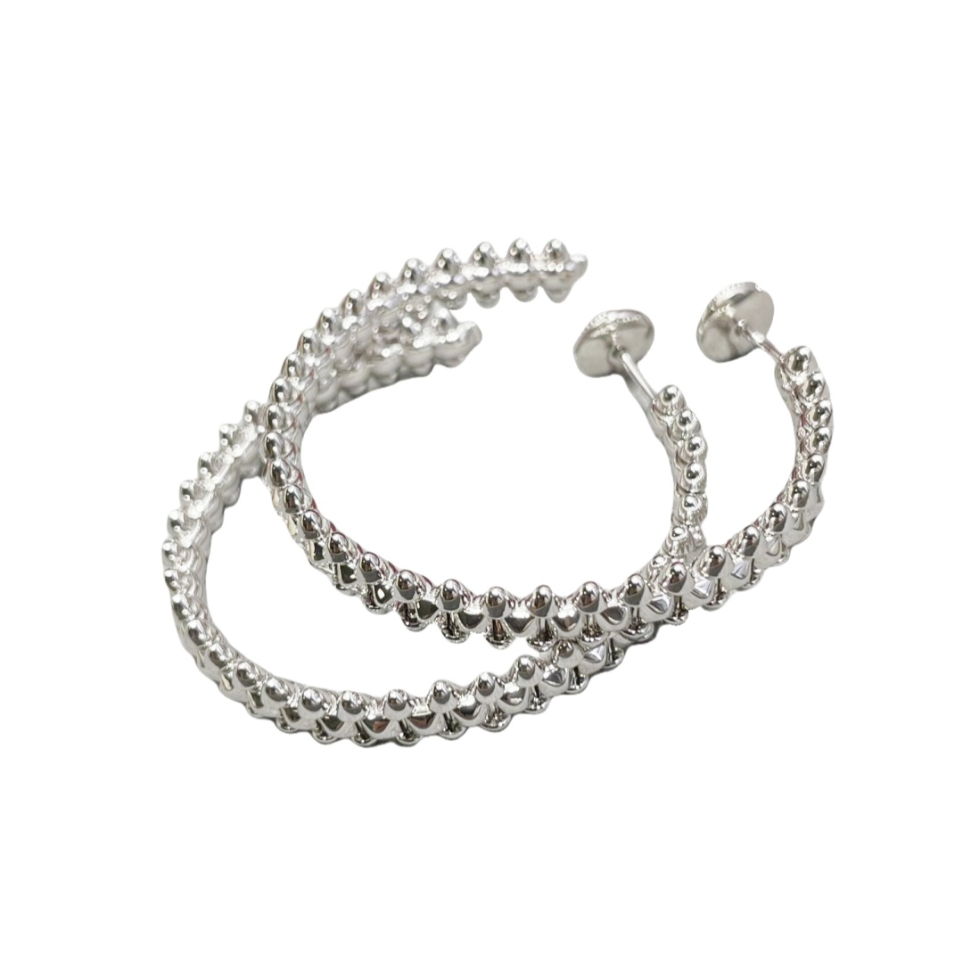 CTEV029 18K Clash de Cartier hoop earrings, large model - ccjewelryacc