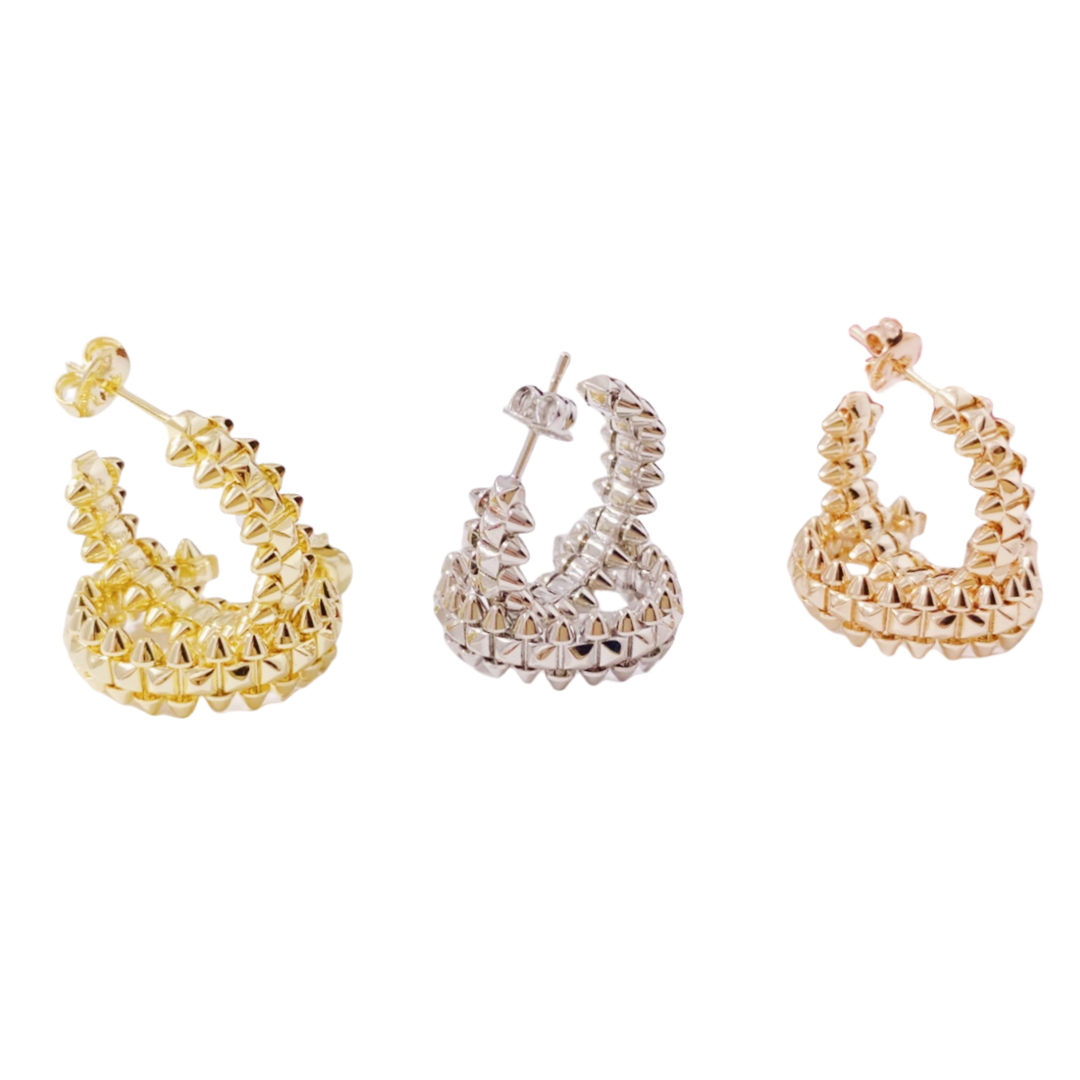 CTE025 Clash de Cartier hoop earrings,small model - ccjewelryacc