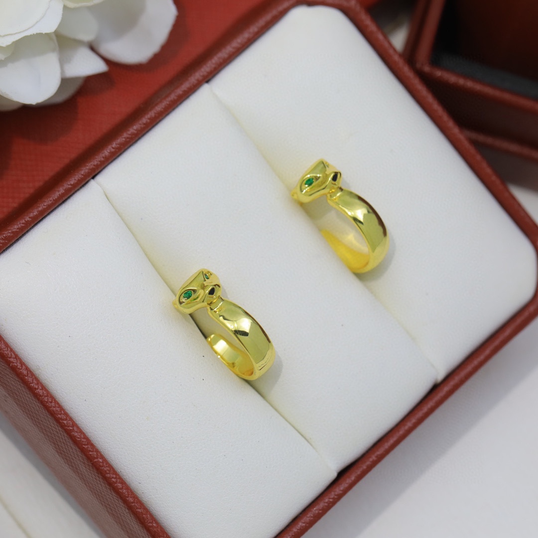 CTE009  PANTHÈRE DE CARTIER EARRINGS - ccjewelryacc