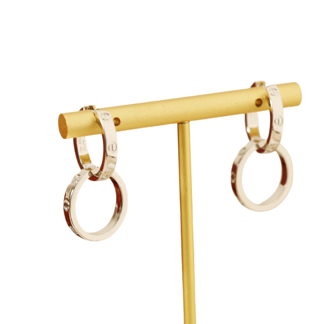CTEV054 Cartier LOVE earrings, multiwear - ccjewelryacc