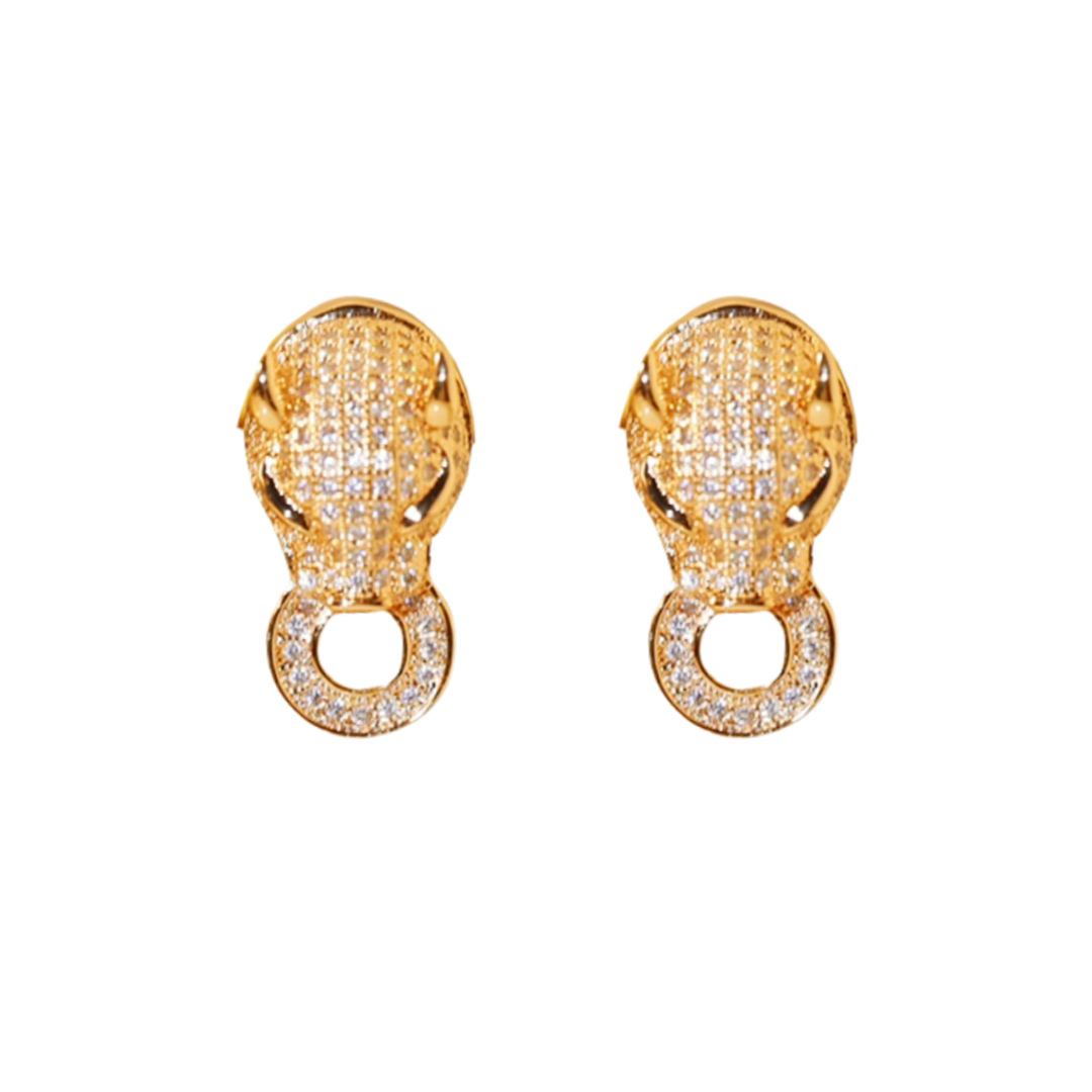 CTE008 Cartier PANTHERE DE CARTIER EARRINGS Clip - ccjewelryacc