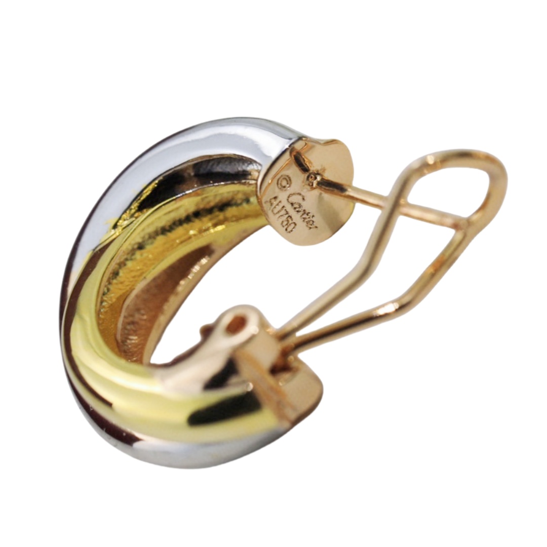 CTE003 Cartier Trinity earrings, classic model - ccjewelryacc