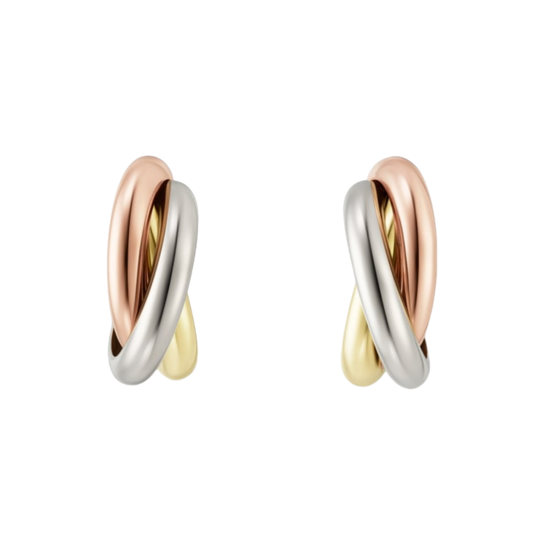 CTE003 Cartier Trinity earrings, classic model - ccjewelryacc