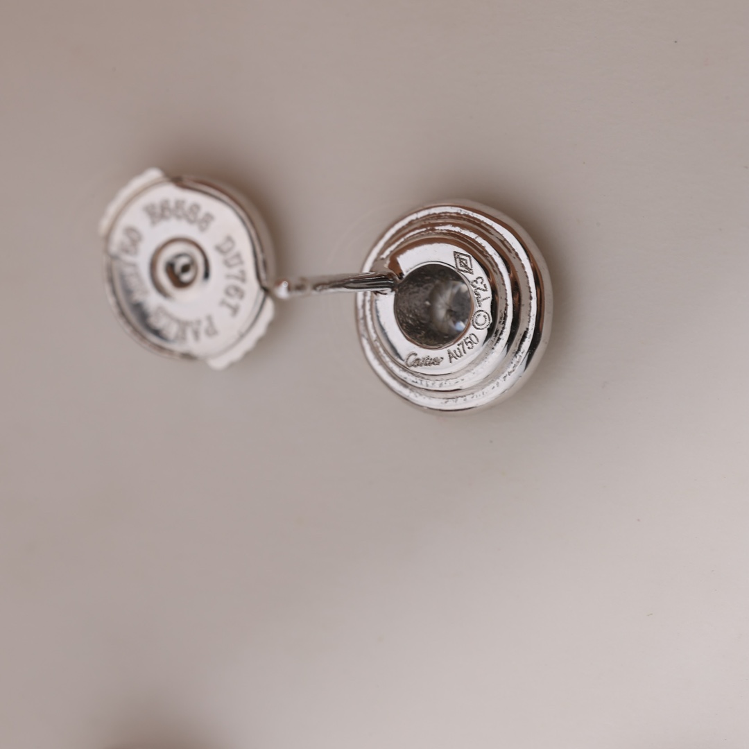 CTEV050 18K CARTIER D'AMOUR EARRINGS - ccjewelryacc