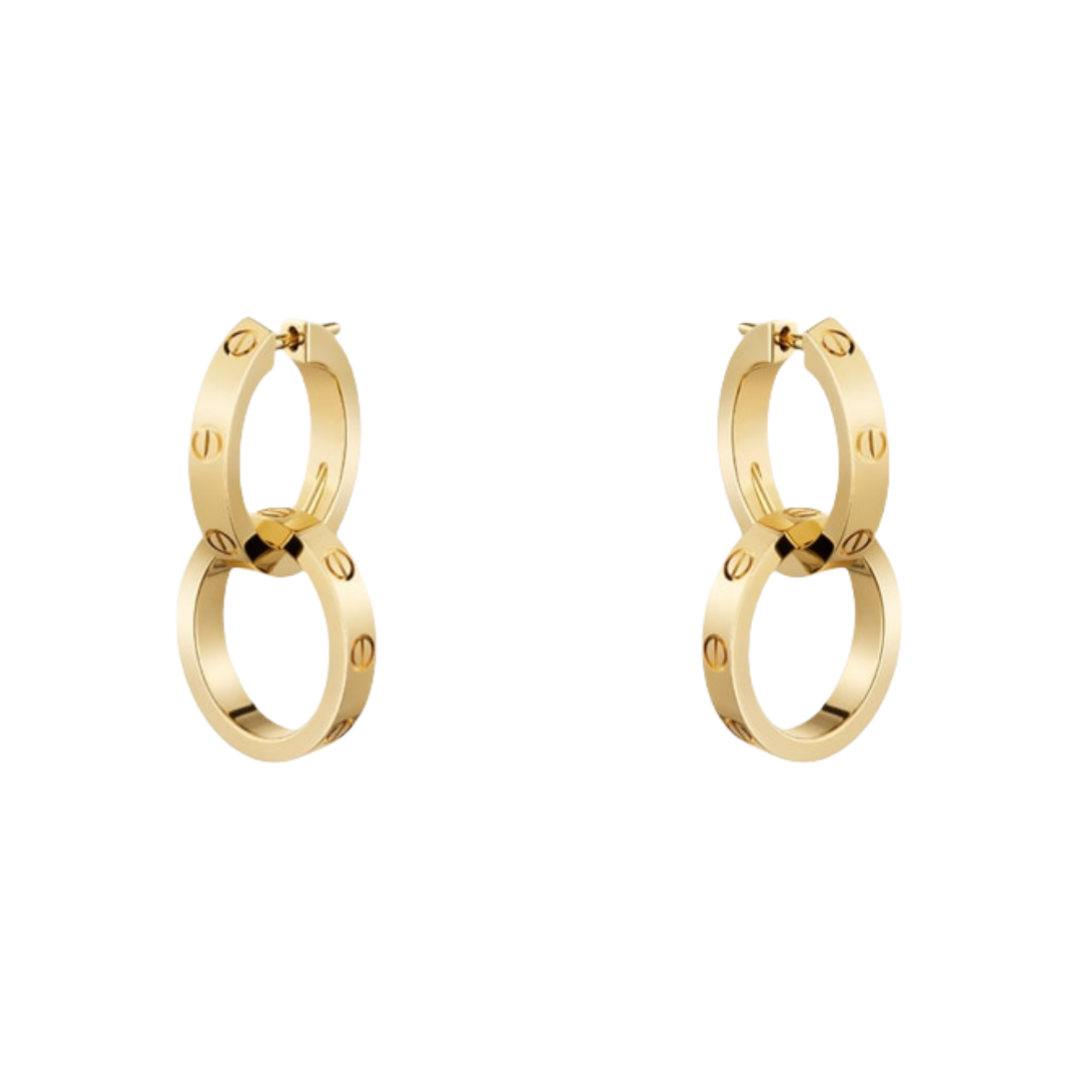 CTEV054 Cartier LOVE earrings, multiwear - ccjewelryacc