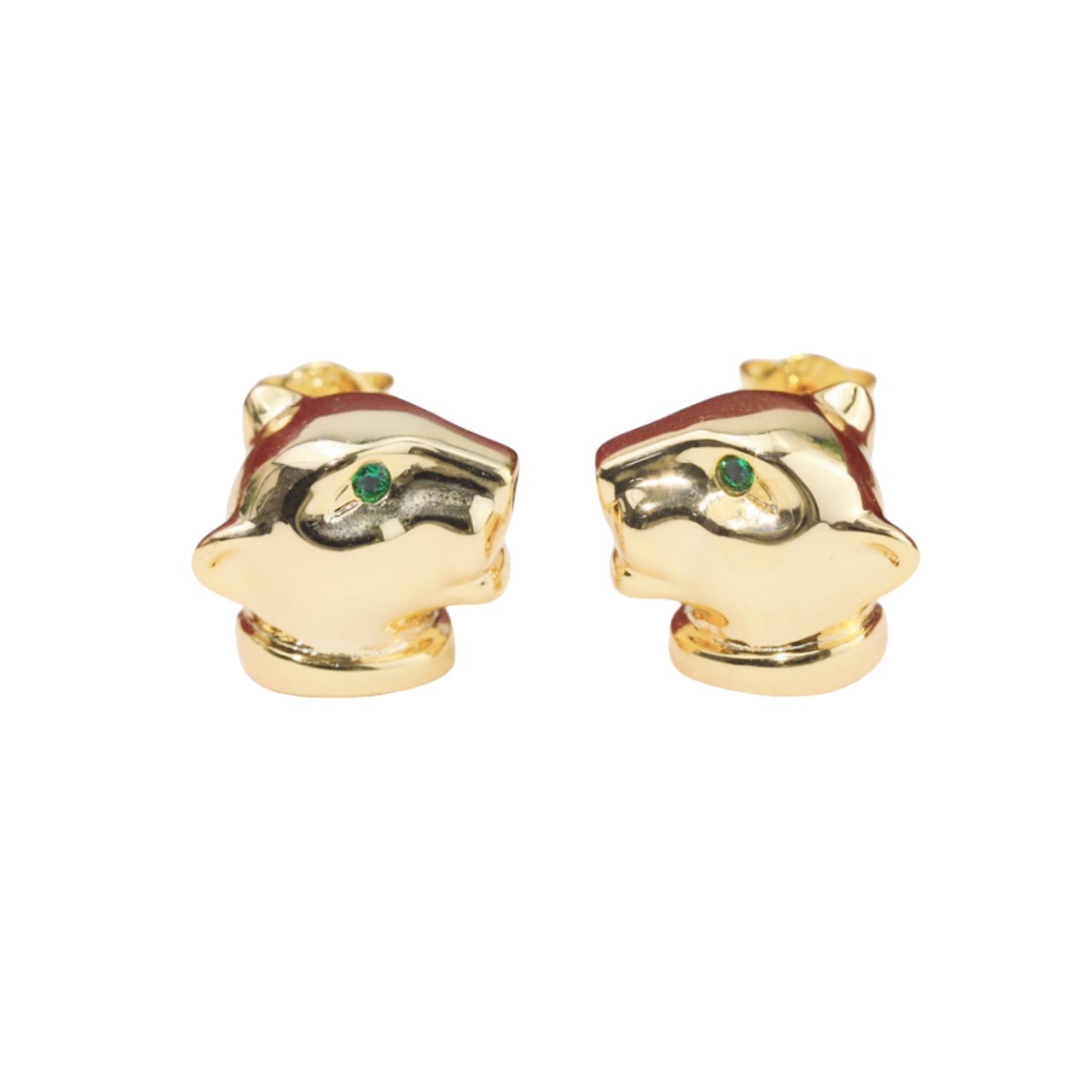 CTE002 18k Panthere de cartier stud earrings B8043900 - ccjewelryacc