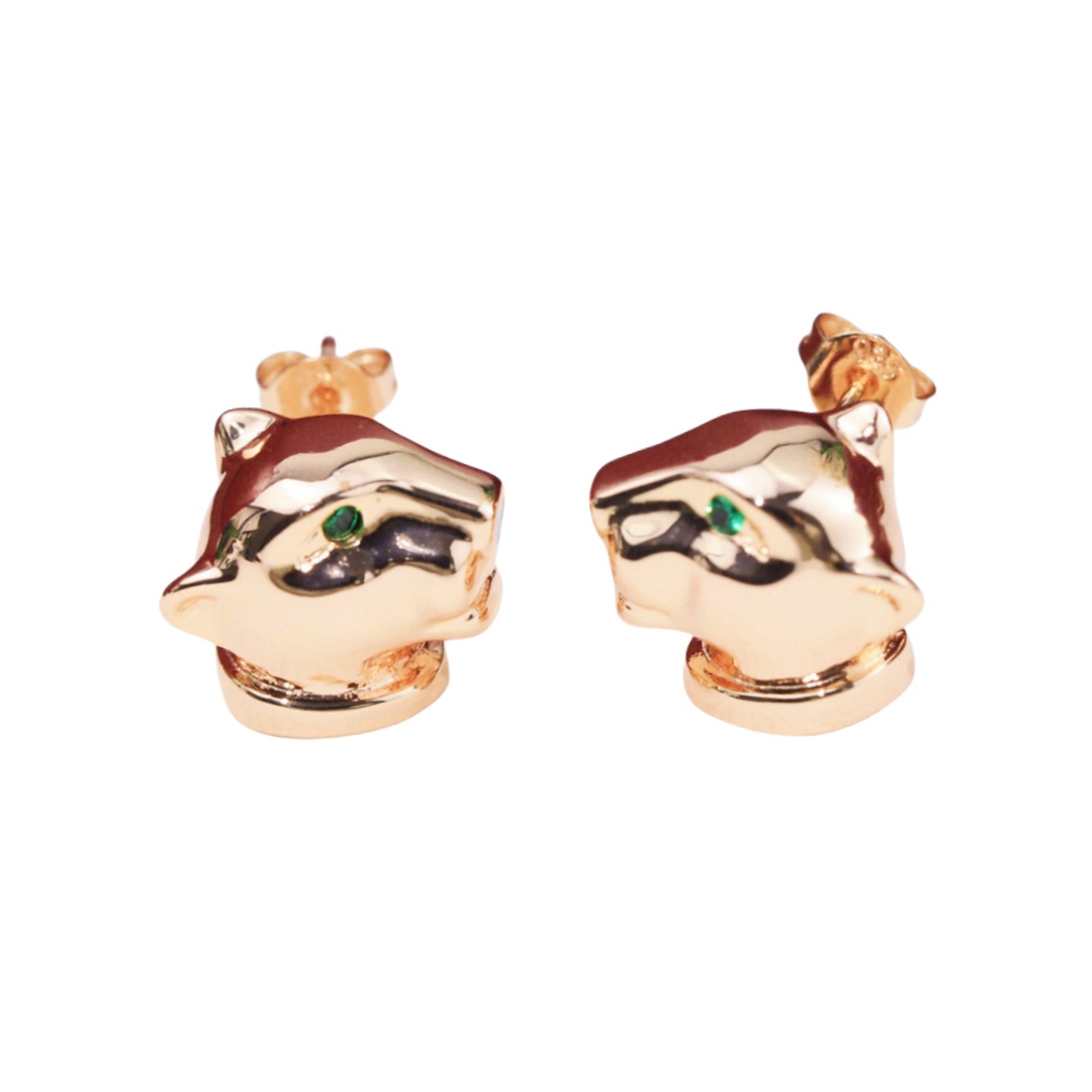 CTE002 18k Panthere de cartier stud earrings B8043900 - ccjewelryacc