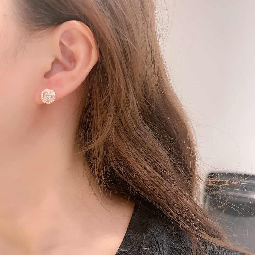 CTEV050 18K CARTIER D'AMOUR EARRINGS - ccjewelryacc