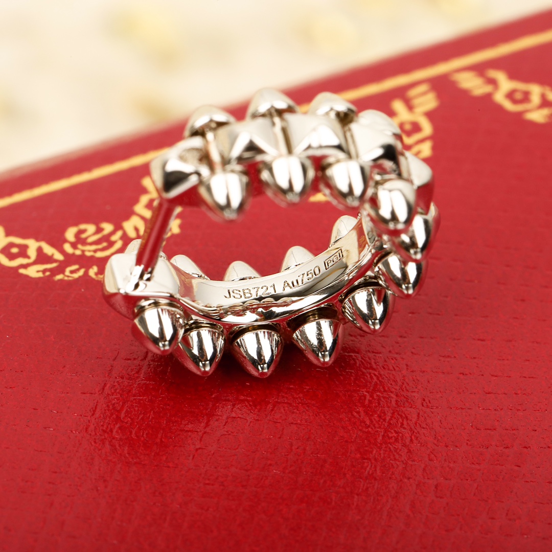 CTEV047 18K Cartier Clash De Cartier Hoop Earrings Mini - ccjewelryacc