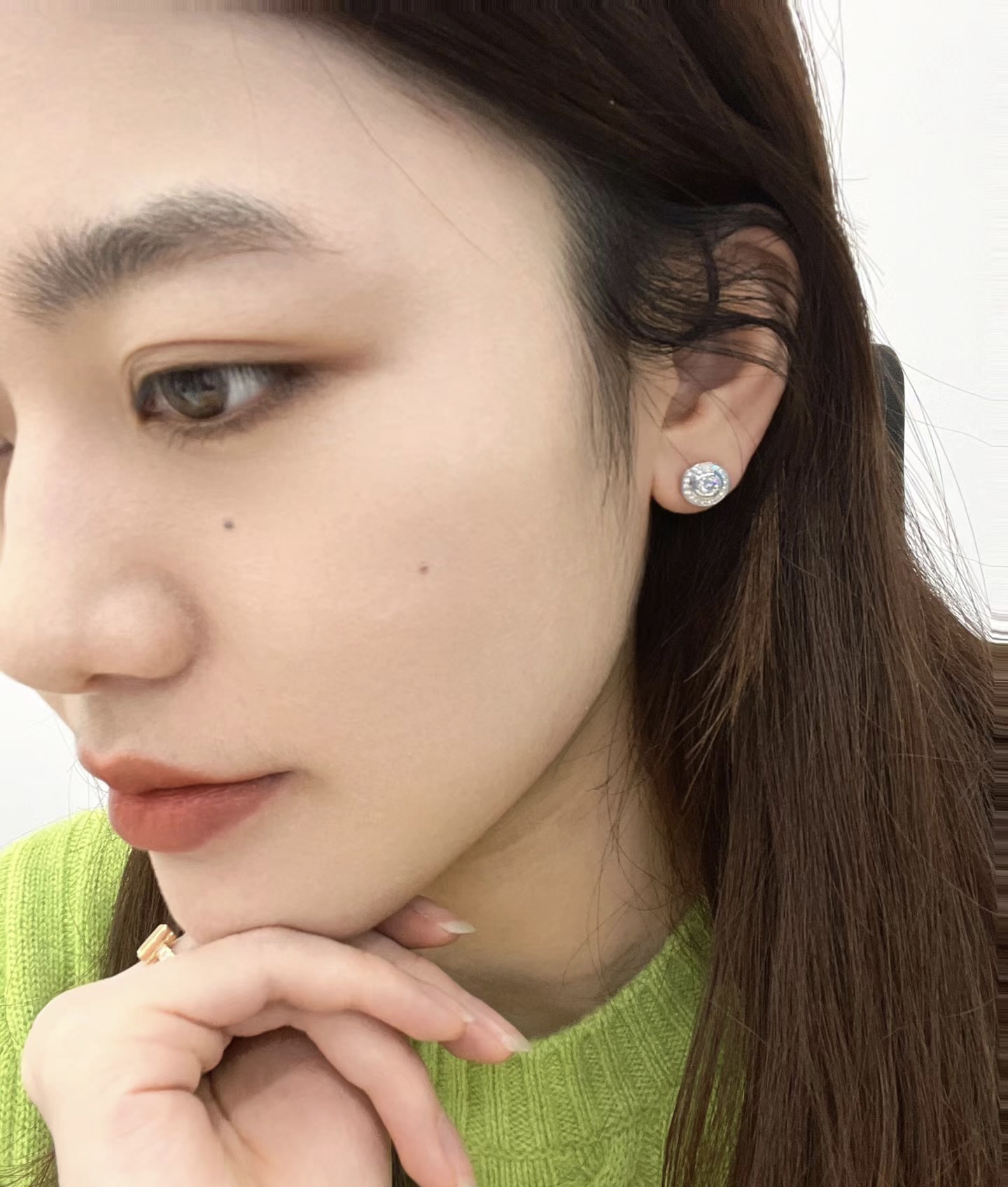 CTEV050 18K CARTIER D'AMOUR EARRINGS - ccjewelryacc