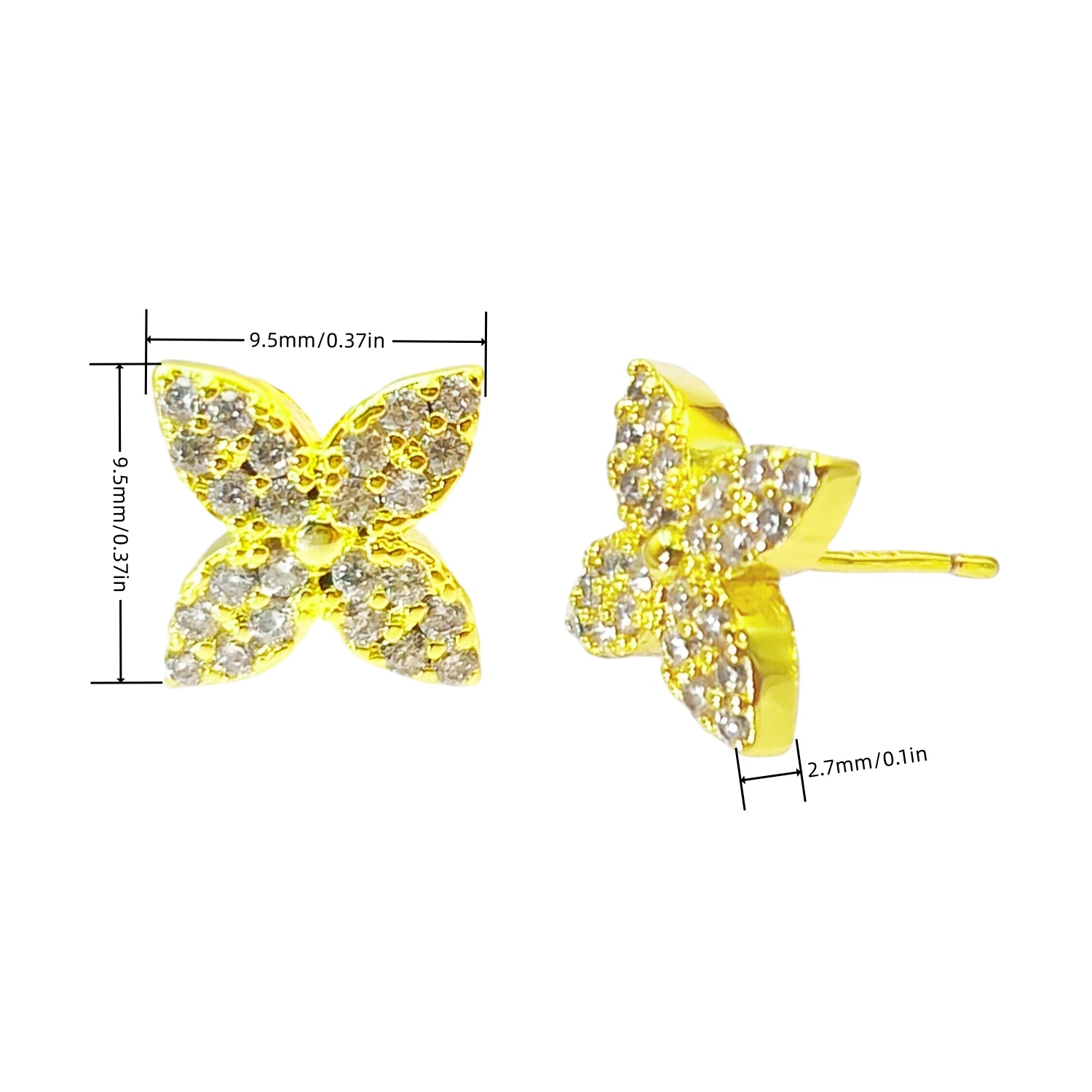 LVE138 louis vuitton blooming earrings - ccjewelryacc