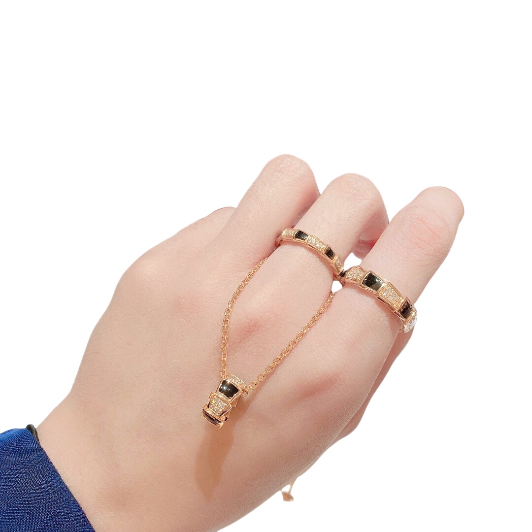 BGRS001 18k bvlgari serpenti ring - ccjewelryacc