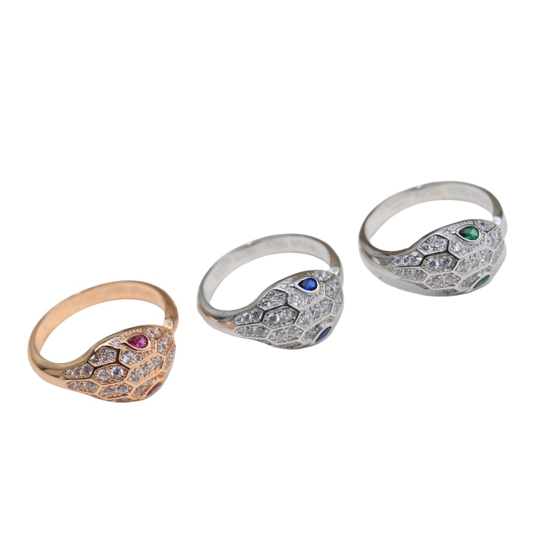 BGR004 Bulgari snake ring - ccjewelryacc