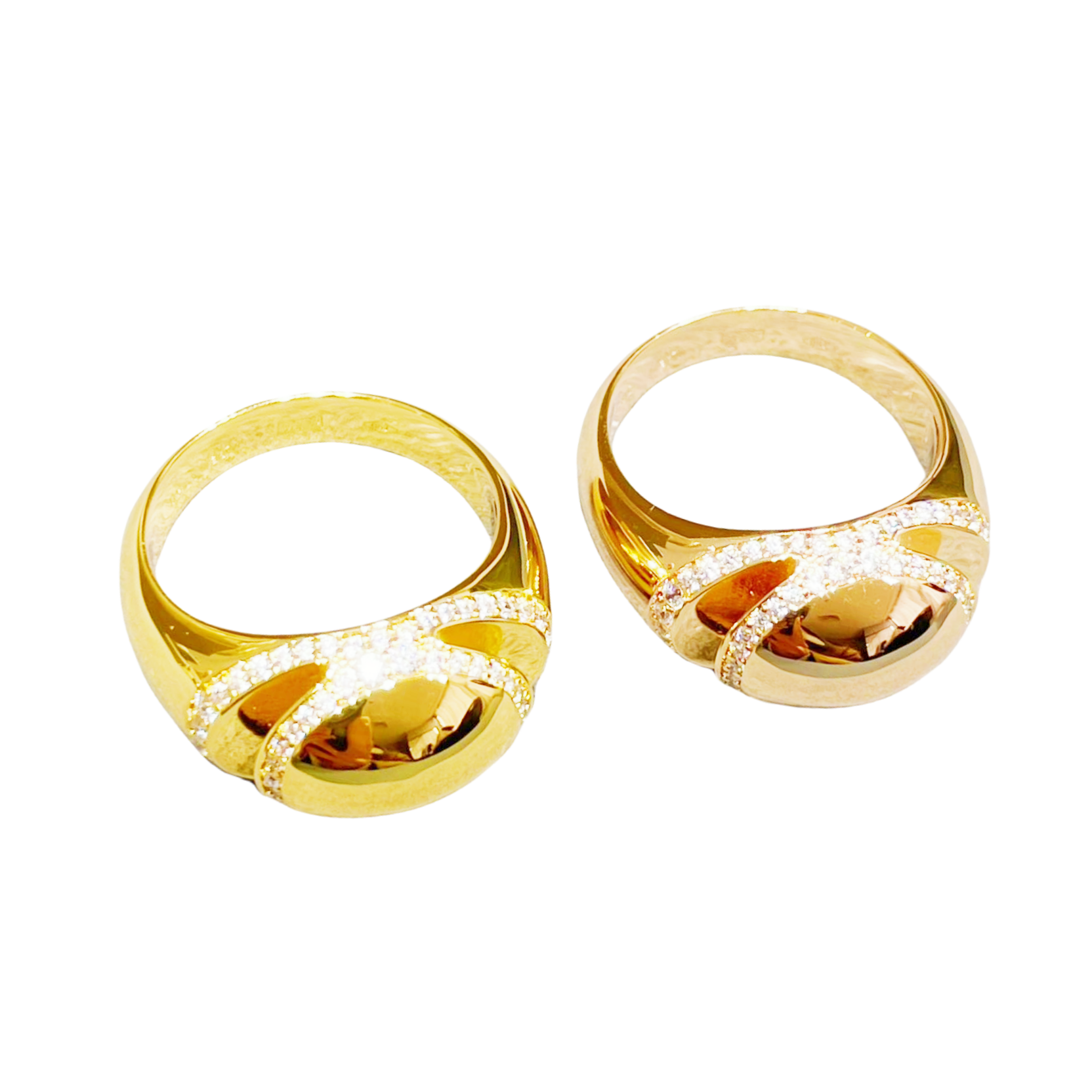 BGRV003 18k Bvlgari Cabochon Diamond Ring - ccjewelryacc