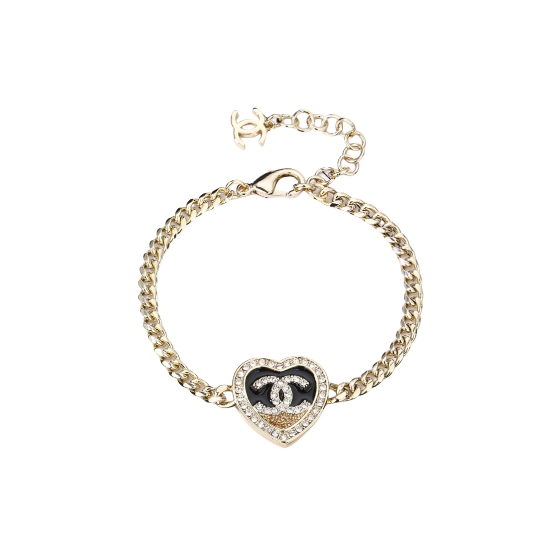 CCS027 Heart charm CC Bracelet - ccjewelryacc