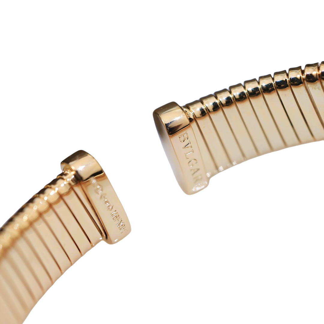 BGSV011 18K Gold flexible Tubogas bracelet - ccjewelryacc