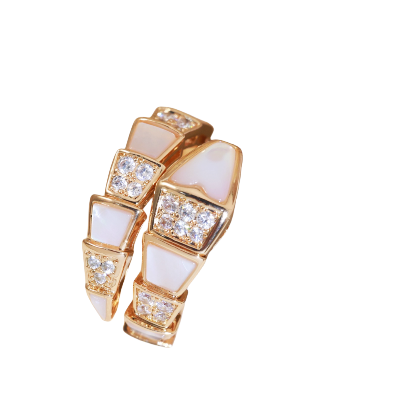 BGRV007 18k Bulgari serpenti ring diamond - ccjewelryacc