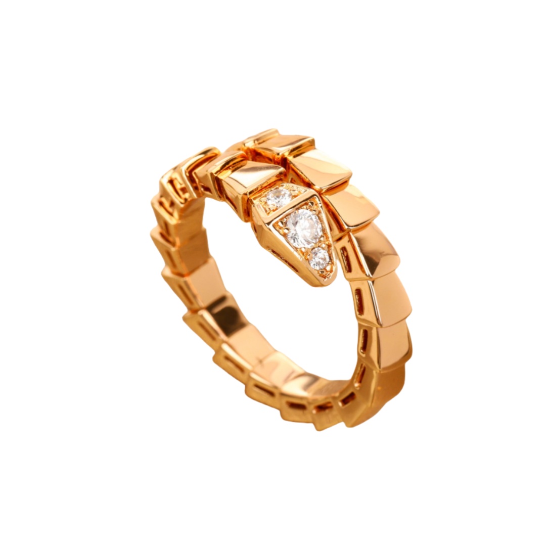 BGRV006 18k Bulgari serpenti ring diamond - ccjewelryacc