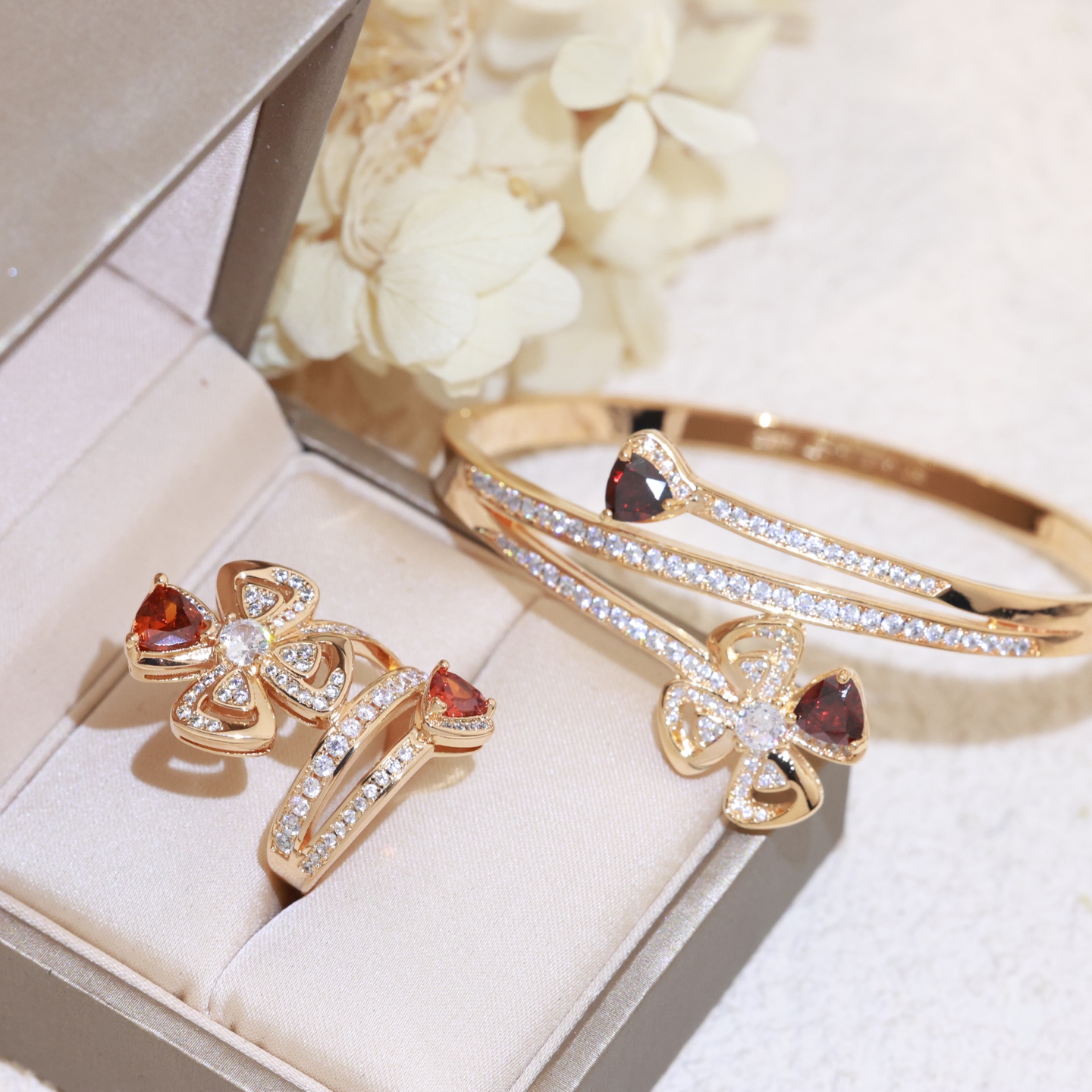 BGS004 Fiorever bracelet and Ring - ccjewelryacc